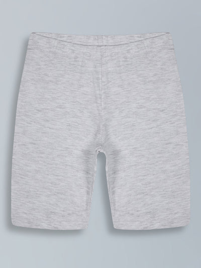 Girls Light Grey Cycling Shorts