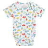GOTS Certified Organic Cotton Baby Onesies | Car Print - Urbanrac