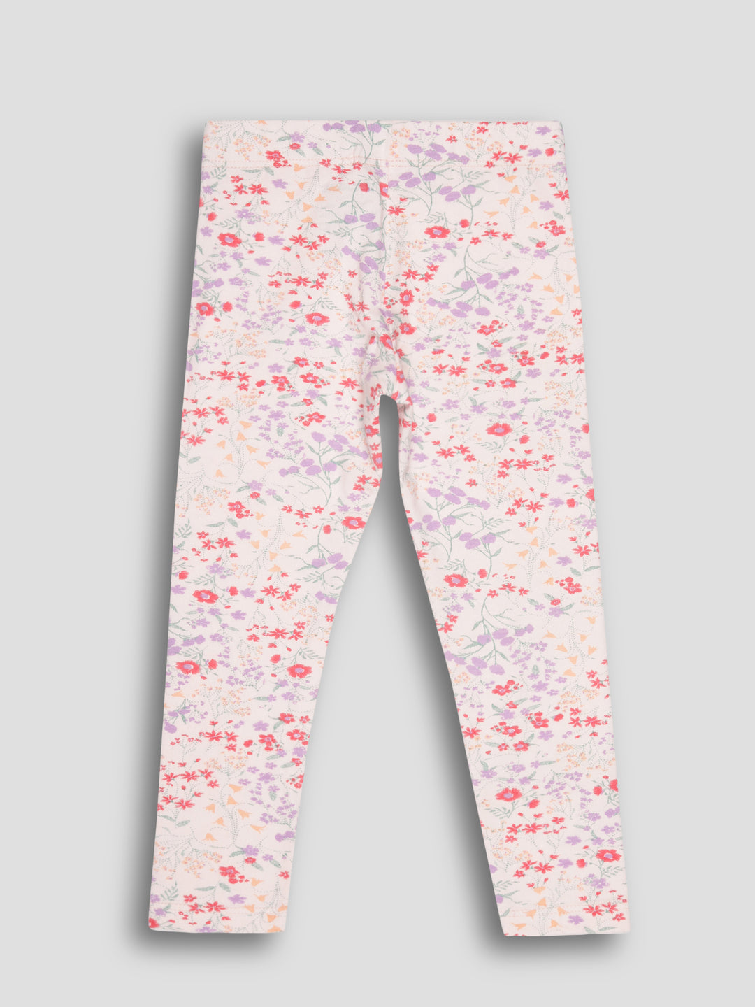 Pink pattern leggings for girls