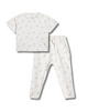 GOTS Certified Organic Cotton Sleepwear Set for Toddlers | Floral Print