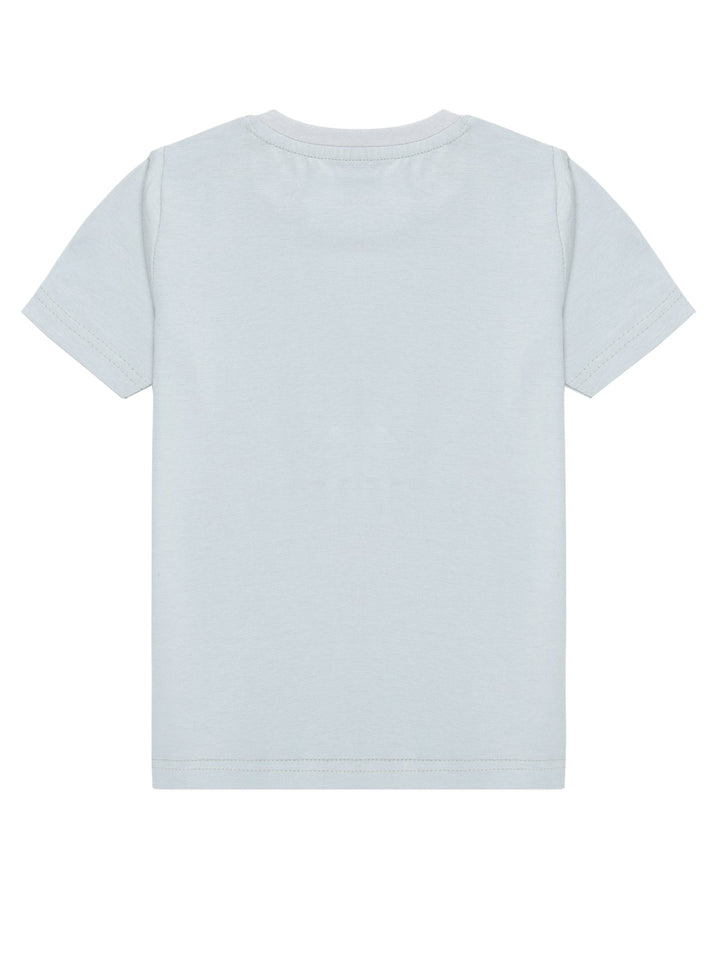 Pearl Grey Tell Me Why Print T-Shirt