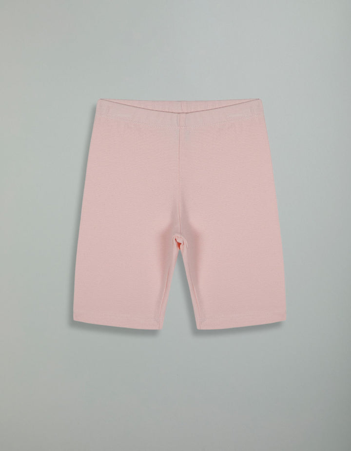 Girls Peach Shade Cycling Shorts