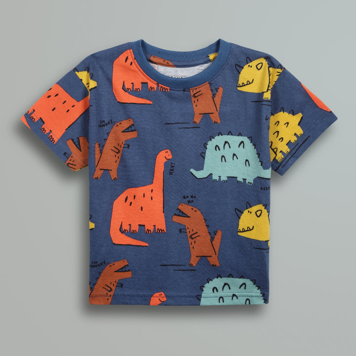 100% Cotton Co-Ord Sets | Little Kids | Dino Print