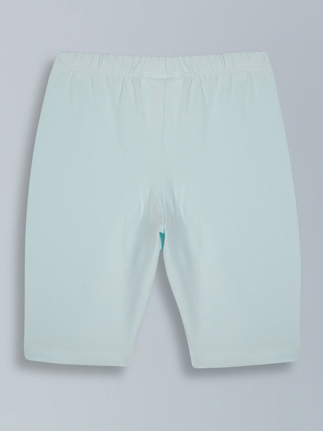 Girls Light Aqua Blue Cycling Shorts