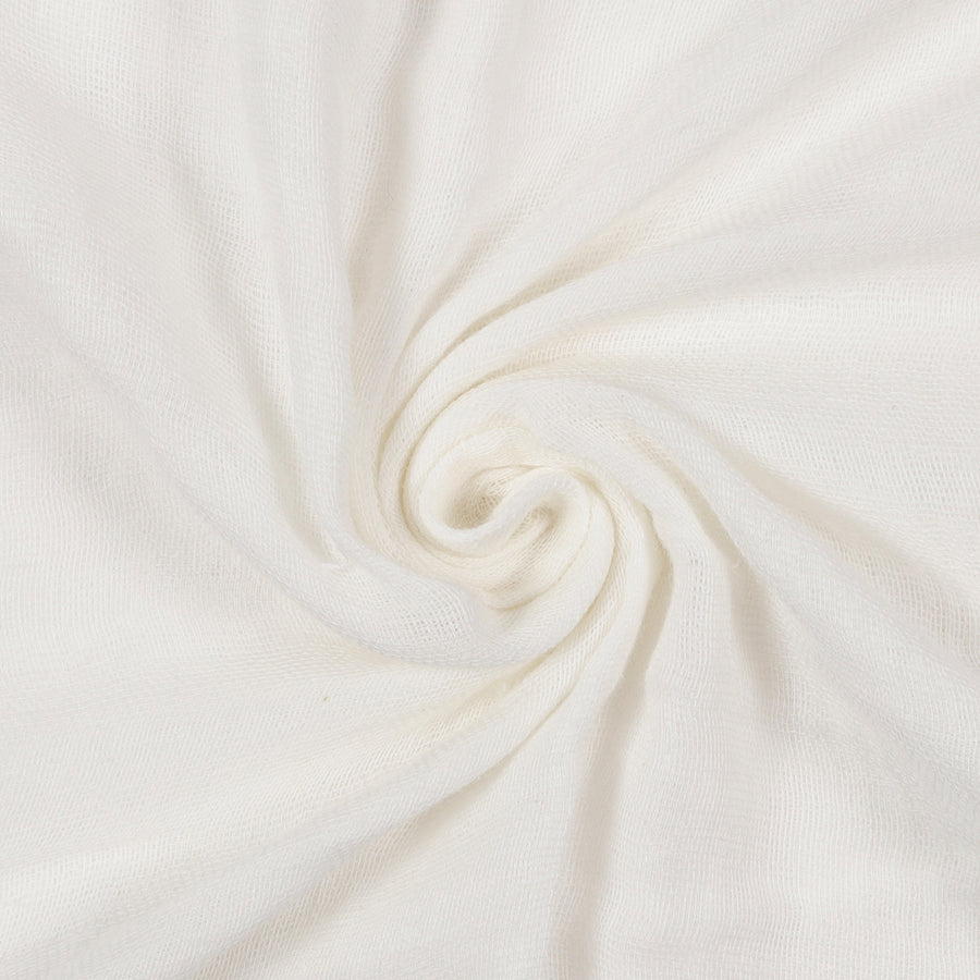 GOTS Certified Organic Muslin Baby Swaddle - White - Urbanrac