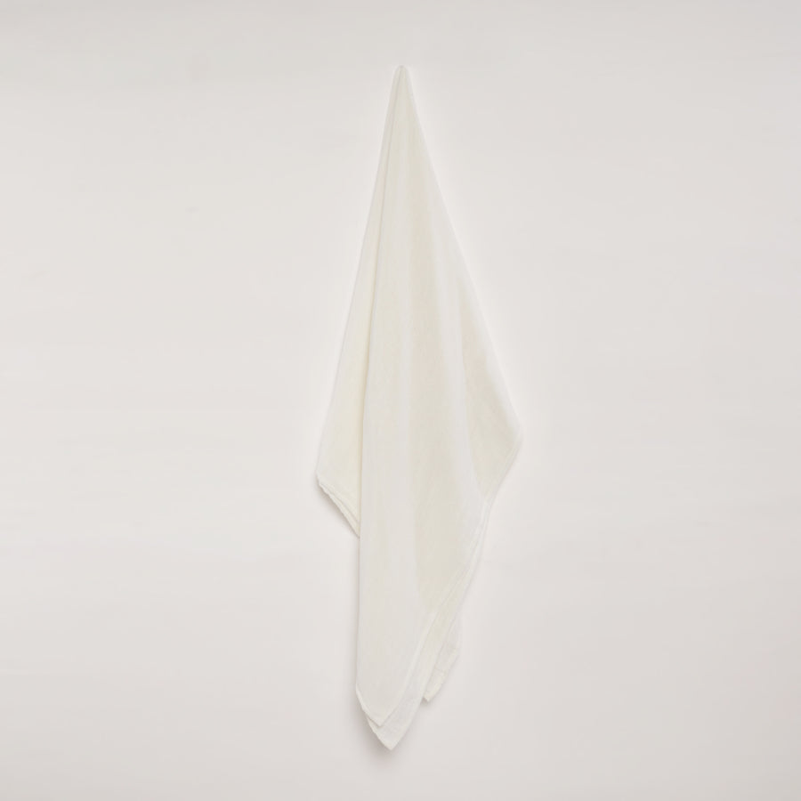 GOTS Certified Organic Muslin Baby Swaddle - White - Urbanrac