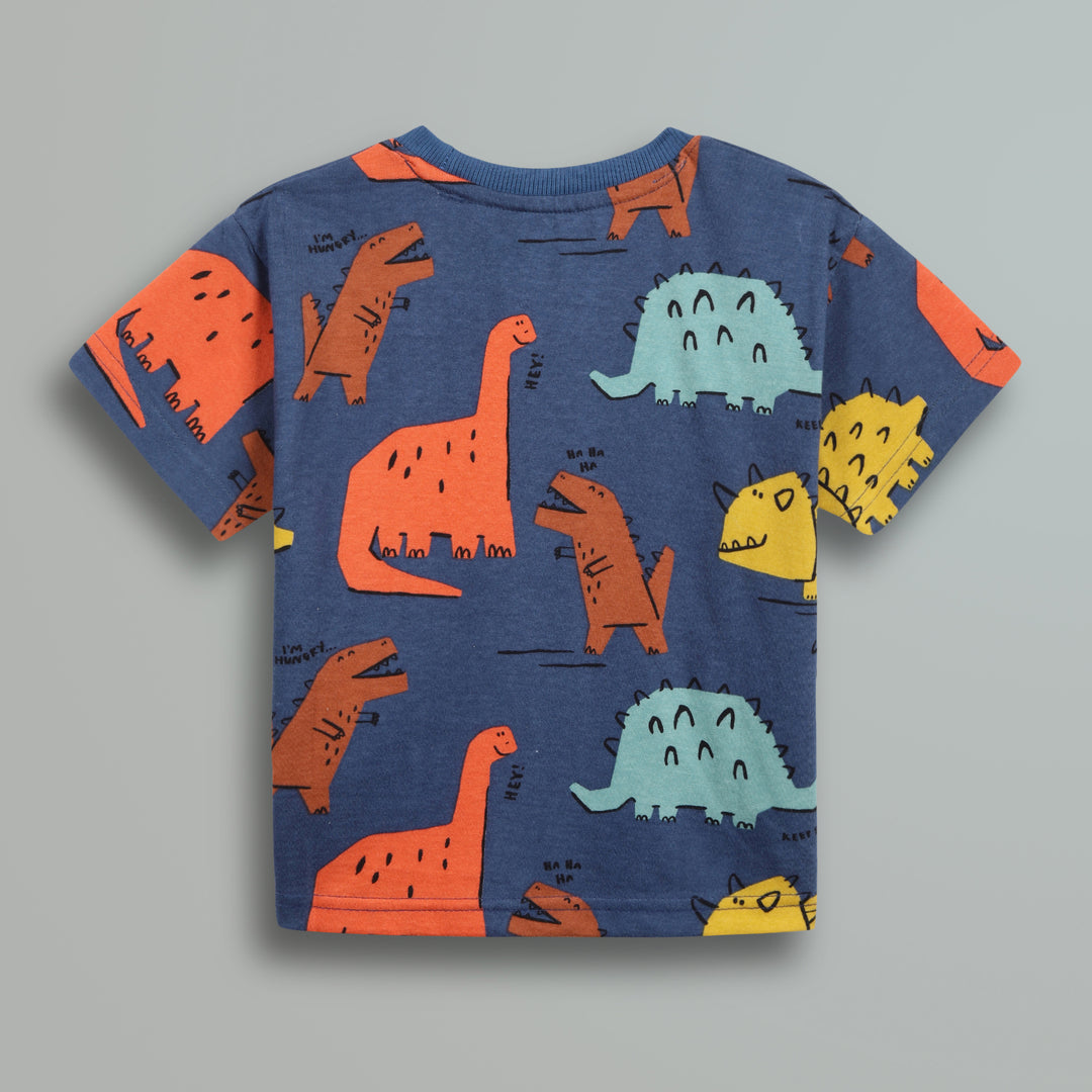 100% Cotton Co-Ord Sets | Little Kids | Dino Print