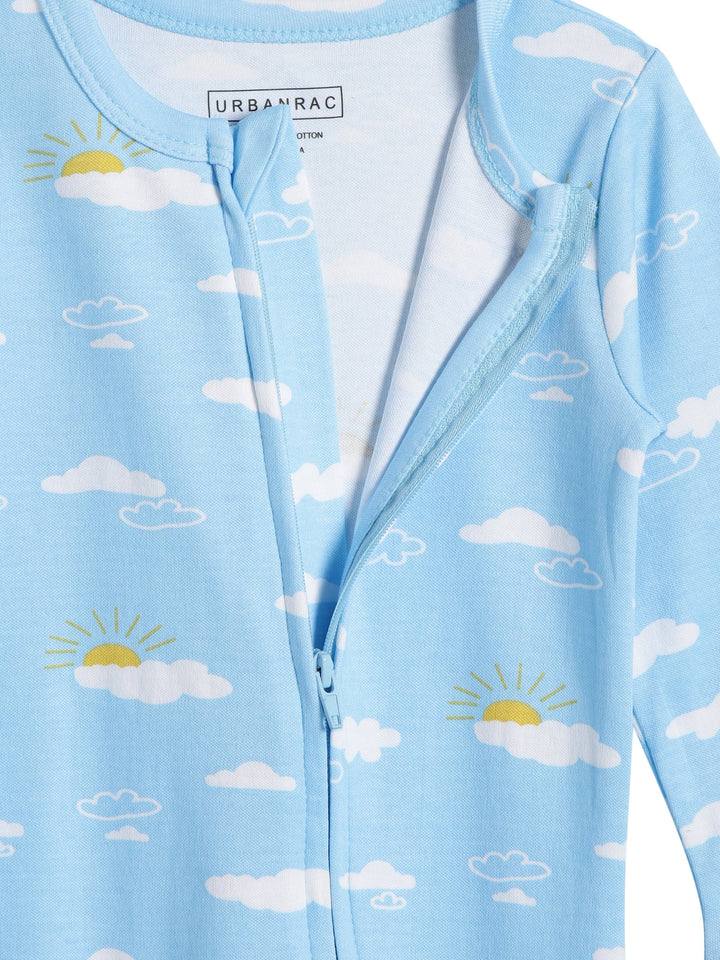 Organic Cotton Sleepwear for Babies | Cloud print