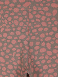 Peach abstract print leggings for little girls - Urbanrac
