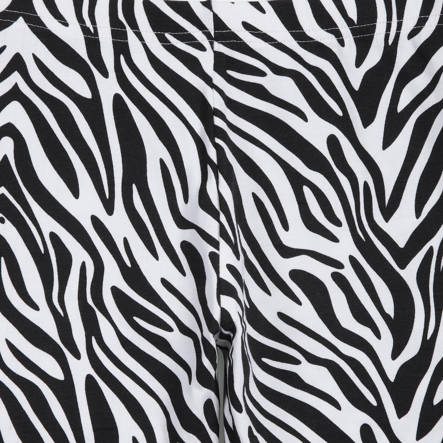 Black strips leggings for girls - Urbanrac
