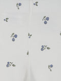 White blueberry print leggings for little girls - Urbanrac