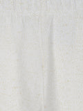 Elegant ivory gold sparkle leggings - Urbanrac
