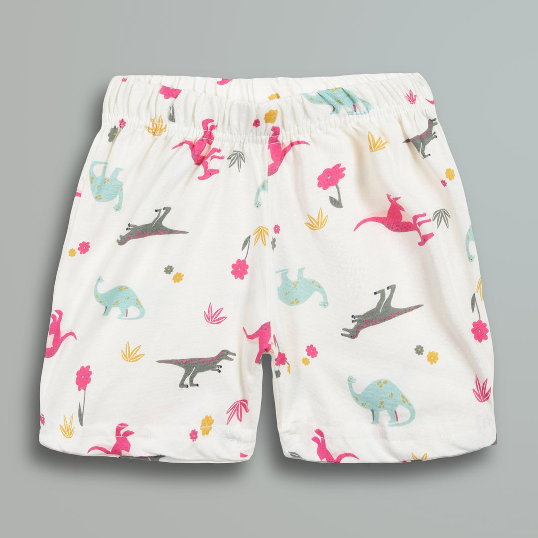 100% Cotton Co-Ord Sets | Little Kids | Vibrant Dino Print