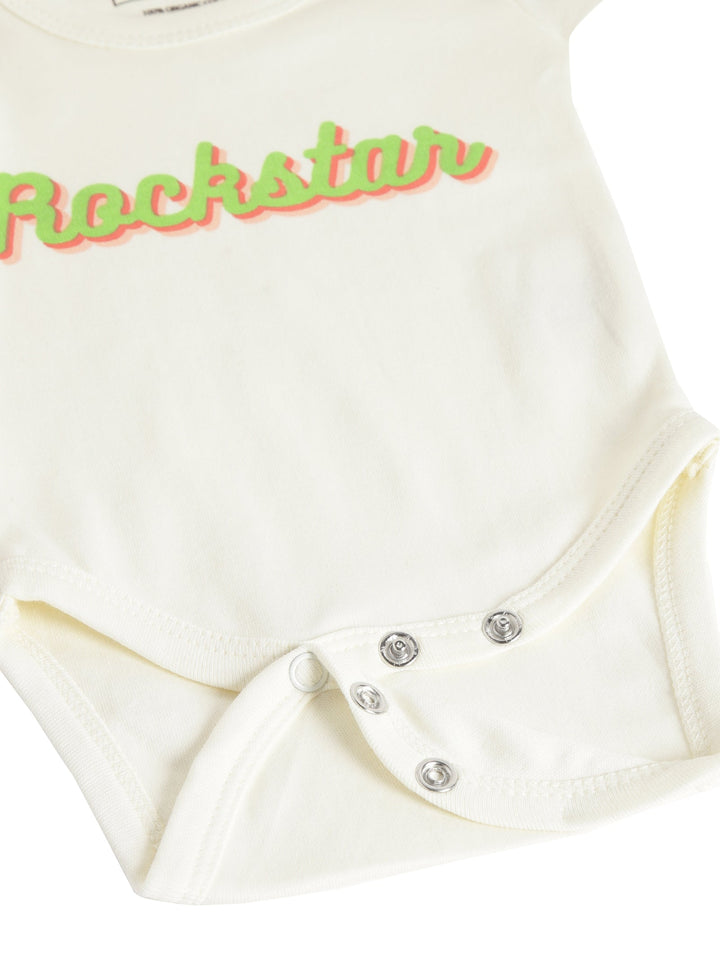 Organic Cotton Full Sleeves Baby Onesies | Rockstar