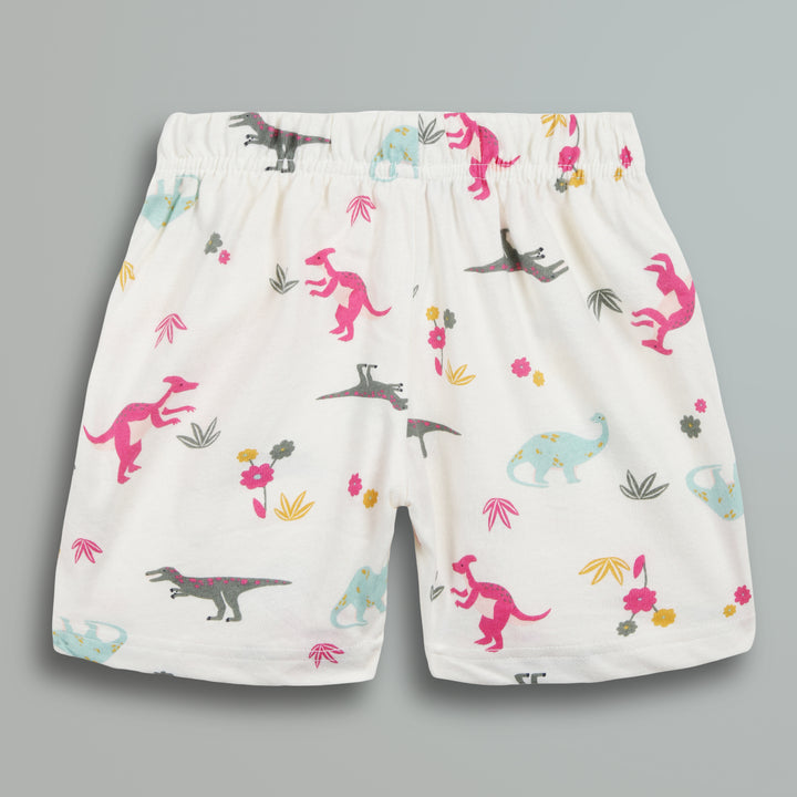 100% Cotton Co-Ord Sets | Little Kids | Vibrant Dino Print