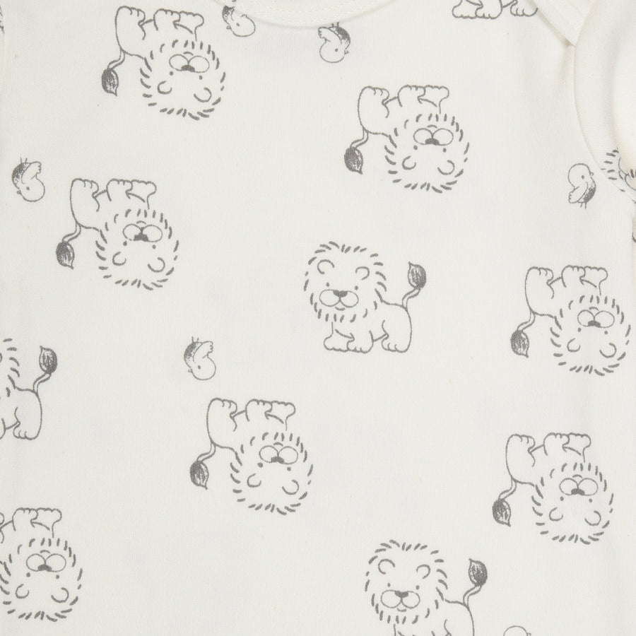 Cotton Onesies and Pant Set for Babies | Sleepwear | Lion Print - Urbanrac
