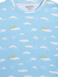 Organic Cotton Sleepwear Set for Toddlers| Cloud print - Urbanrac