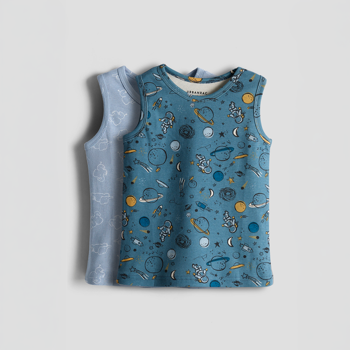 2-Pack Cotton Vest Tops