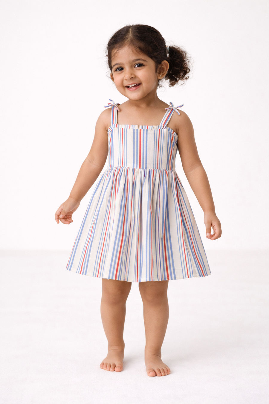 Strip Cotton dress