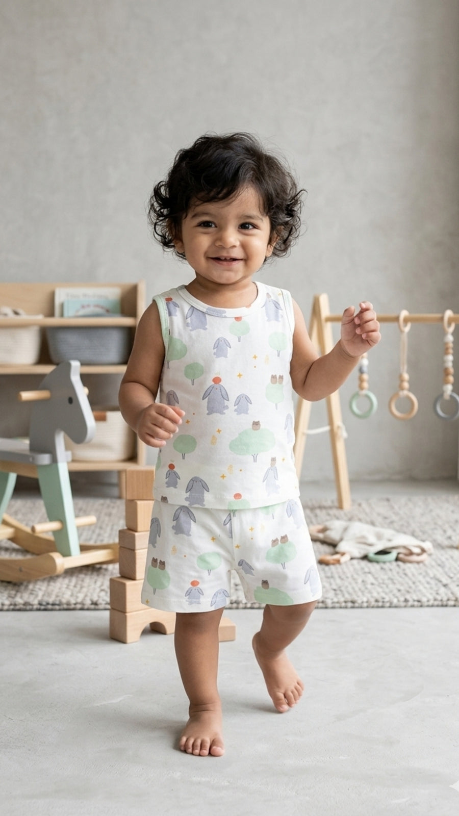 Bunny Print Co-Ord Set