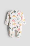 GOTS Certified Organic Cotton Sleepsuit for Babies | Dino