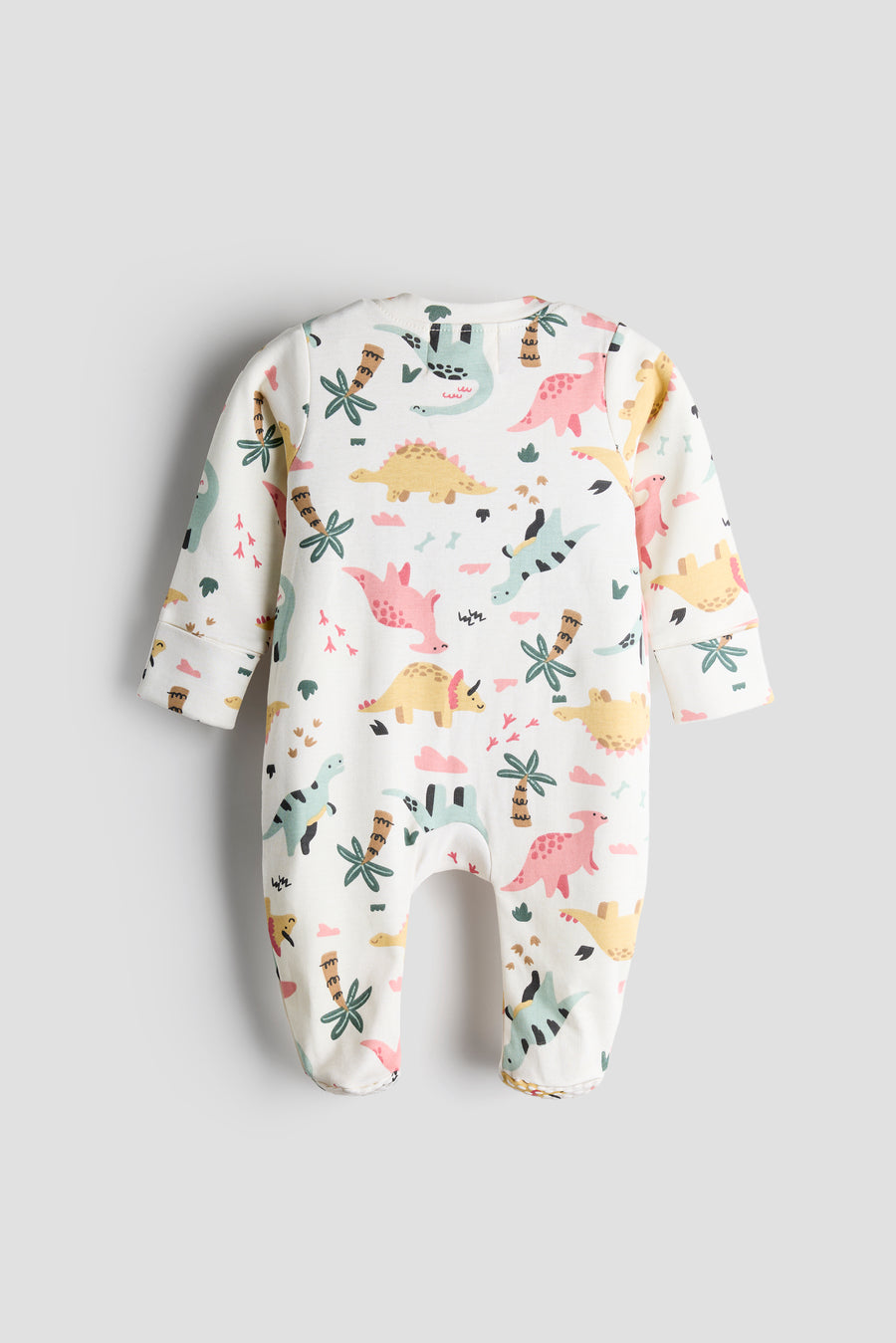 GOTS Certified Organic Cotton Sleepsuit for Babies | Dino