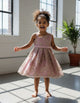 Celebration Dress - Mauve net party dress