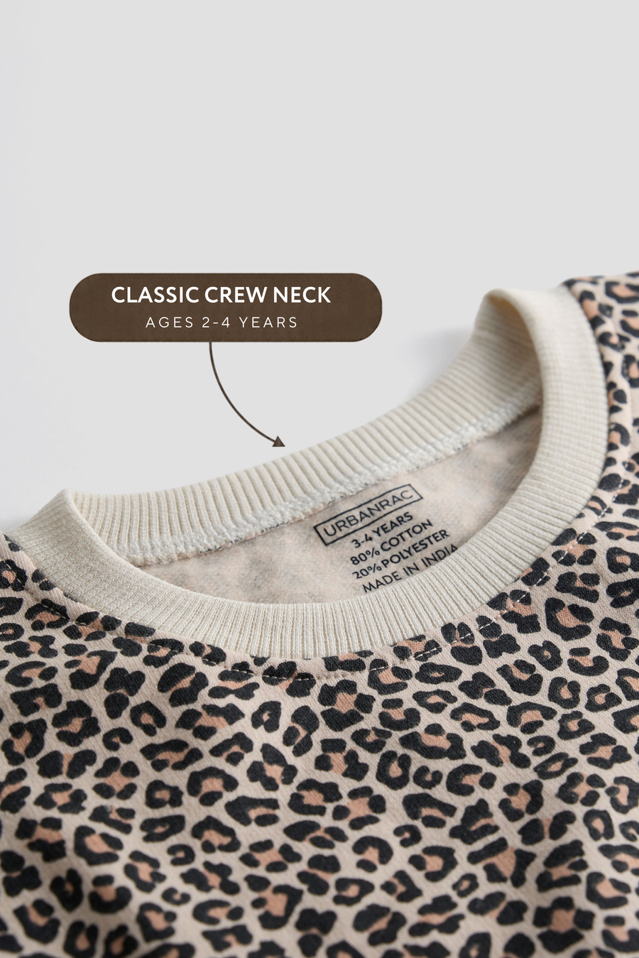 Leopard Print Ruffle Sweatshirt and Jogger Set