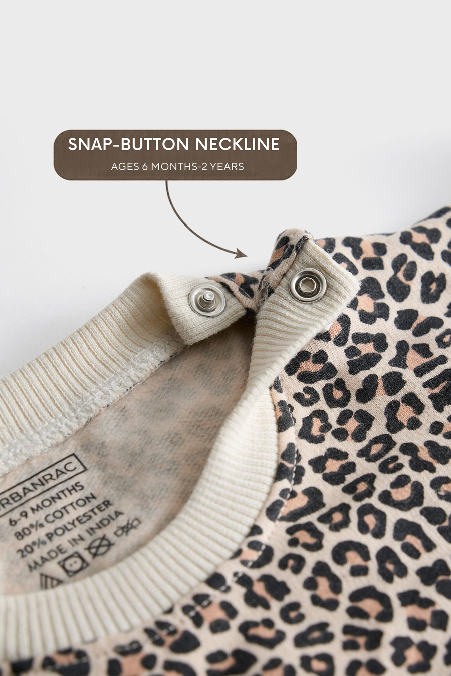 Leopard Print Ruffle Sweatshirt and Jogger Set