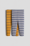 Ribbed Cotton Striped Leggings for Baby & Toddlers – Pack of 2