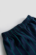Fleece Sweatshirt & Jogger Set for Babies – Navy/Green