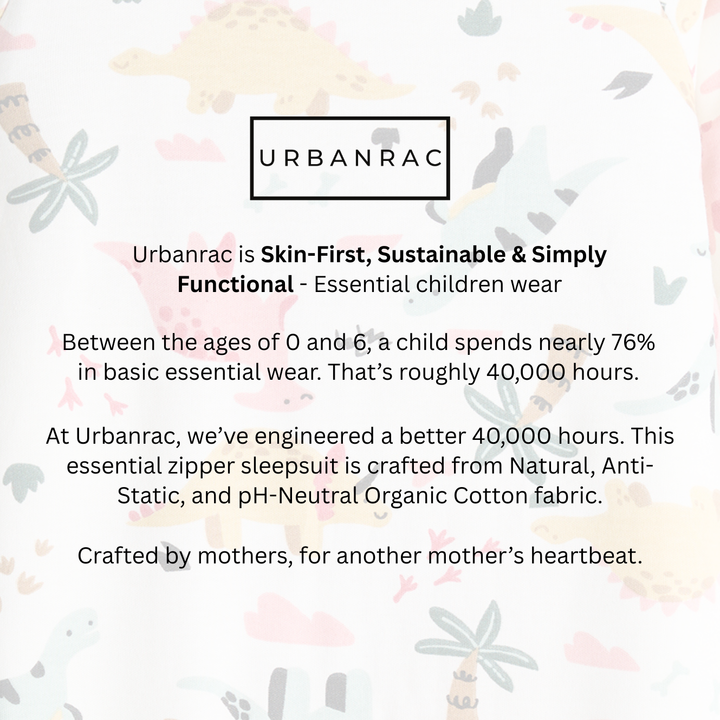 GOTS Certified Organic Cotton Sleepwear for Babies | Dino