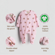 GOTS Certified Organic Cotton Sleepsuit for Babies | Teddy