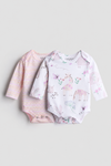 Whimsical Safari and Strip 2-Pack Onesie