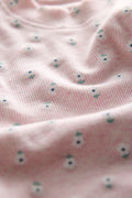 100% Cotton Onesies and Pant Set| 7 - Piece Newborn Essentials Set – Pink Daisy