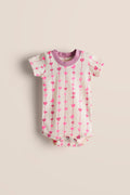 100% Cotton Onesies and Pant Set| 6-Piece Newborn Essentials Set – Pink Heartstrings