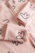 2 Way Double Zipper Sleepsuit with Feet For Babiesr | Unisex | Peachy