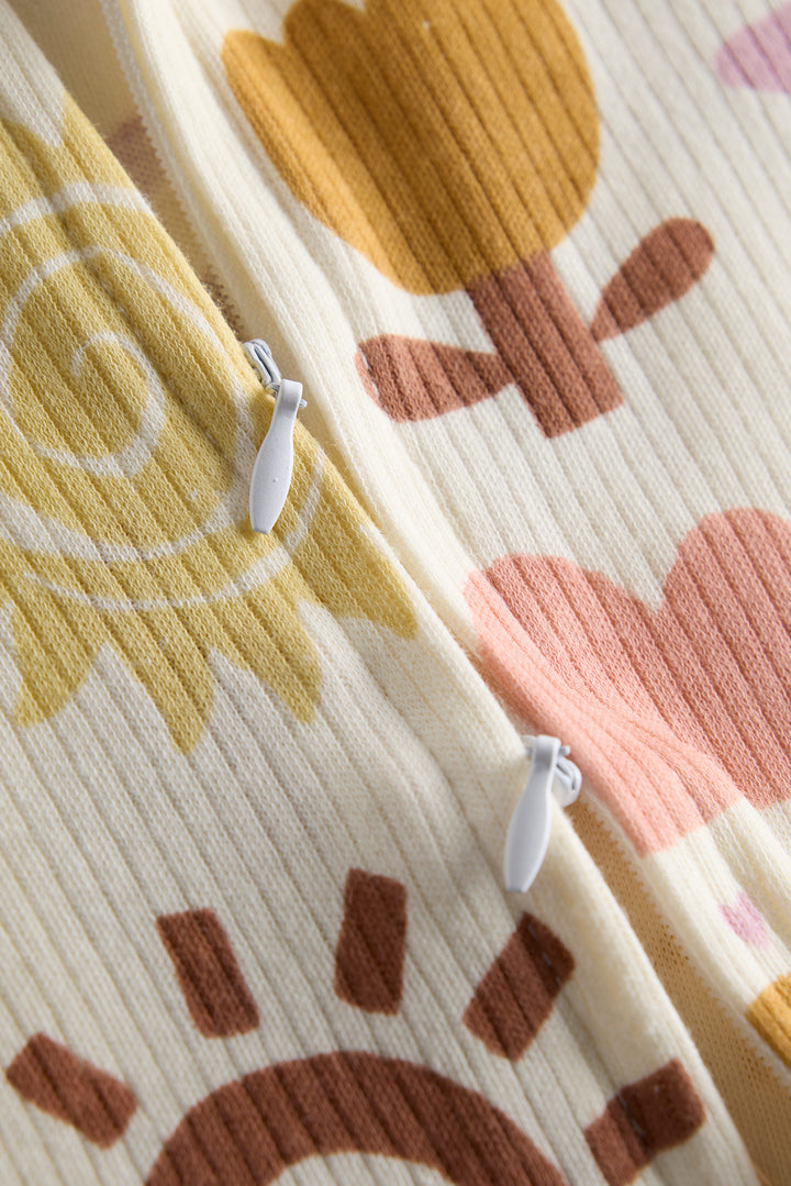 100% Cotton Baby Zipper Sleepsuit with Feet | Babies Sleepwear | Just Fun