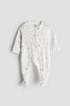 2 Way Double Zipper Sleepsuit with Feet For Babies | Unisex
