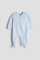 2 Way Double Zipper Sleepsuit with Feet For Babies | Bear Print