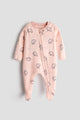2 Way Double Zipper Sleepsuit with Feet For Babiesr | Unisex | Peachy