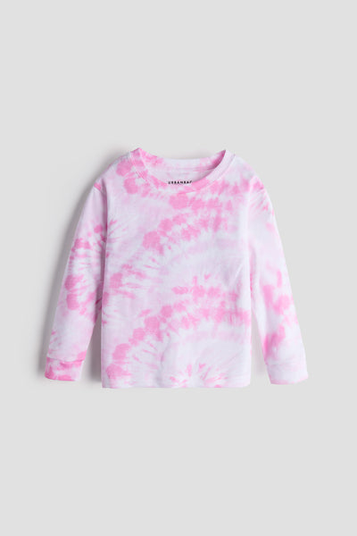 Full sleeves tshirt - Pink Tie Dye