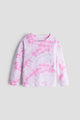 Full sleeves tshirt - Pink Tie Dye