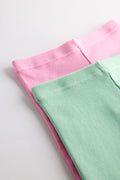 Baby Leggings - Pack of 2 (Girls, Soft Cotton, Stretchable, Everyday Comfort)