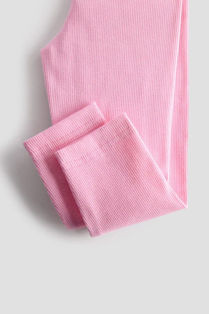 Baby Leggings - Pack of 2 (Girls, Soft Cotton, Stretchable, Everyday Comfort)