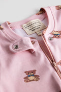 GOTS Certified Organic Cotton Sleepsuit for Babies | Teddy