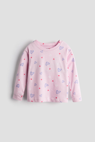 Full sleeves tshirt - Hearts