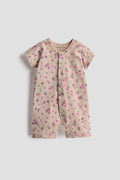 Floral Pink Half Romper Set - Pack of 2