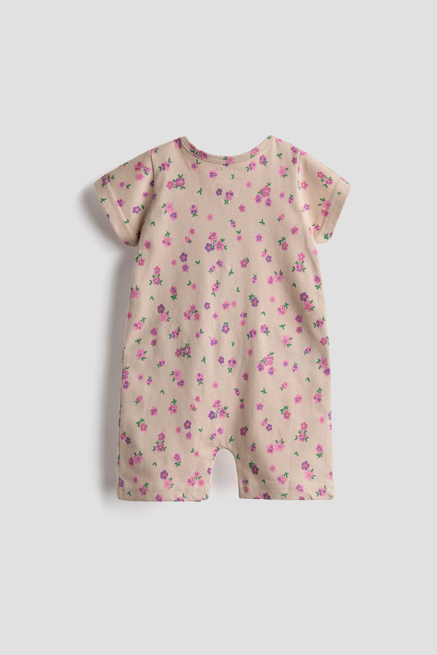 Floral Pink Half Romper Set - Pack of 2