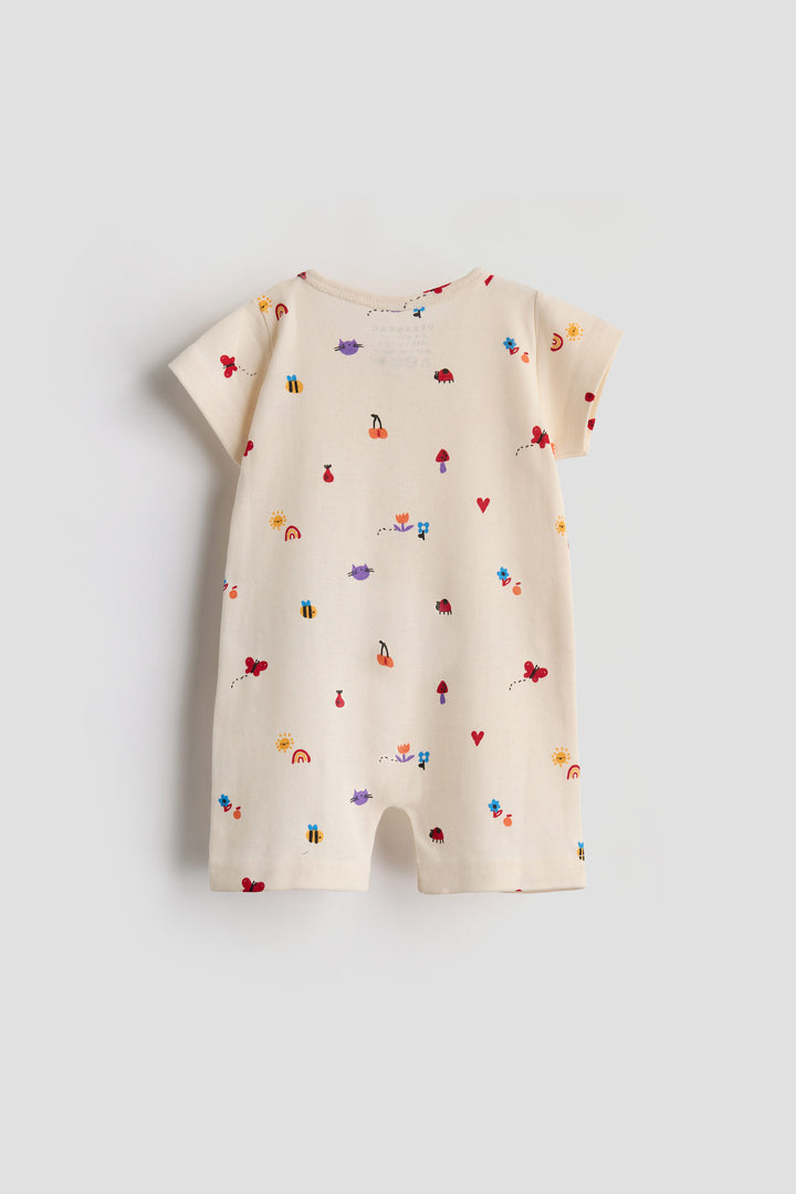 Garden Critters Half Romper